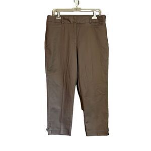 3 for $30! Counterparts brown cropped pants.  Size 12